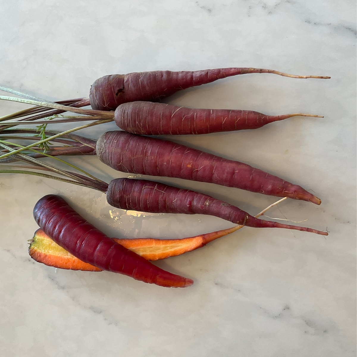 exist green Carrots, Purple