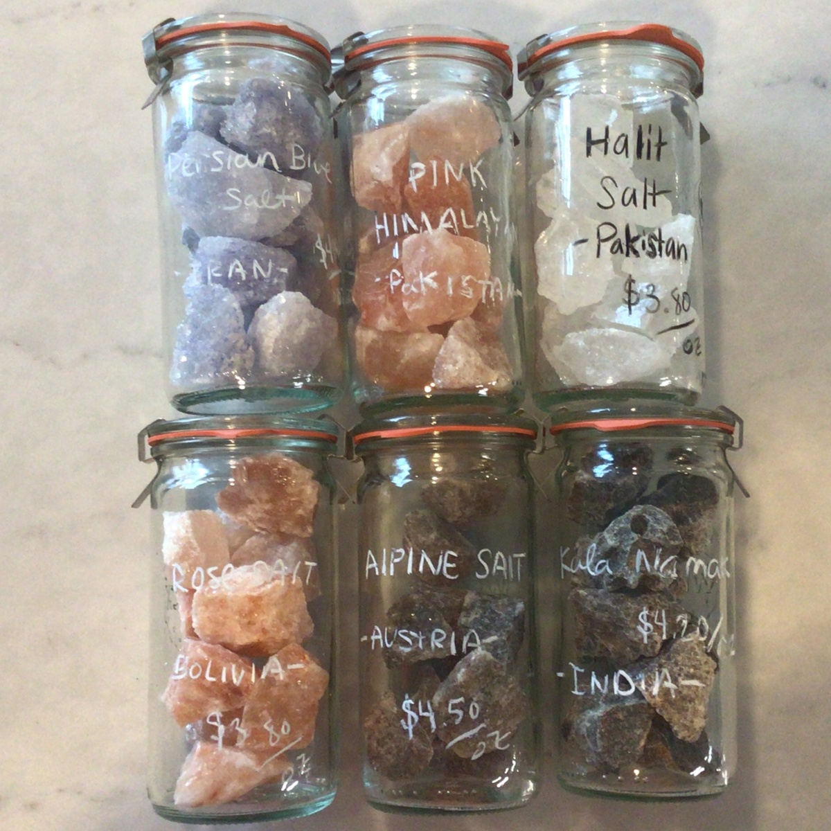 RivSalt Rock Salt, Culinary Solid Rocks for Grating ($3.5 - $4.8/oz) natural halite crystals