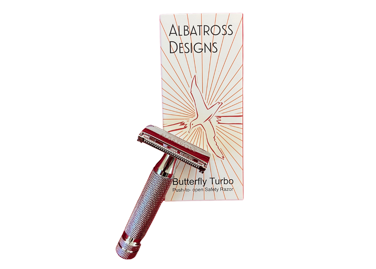 Albatross Designs - Butterfly Turbo Safety Razor plastic-free
