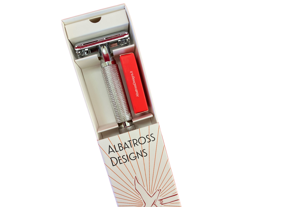 Albatross Designs – Butterfly Turbo Safety Razor 860007951190 Albatross Designs - Butterfly Turbo Safety Razor plastic-free - image 2