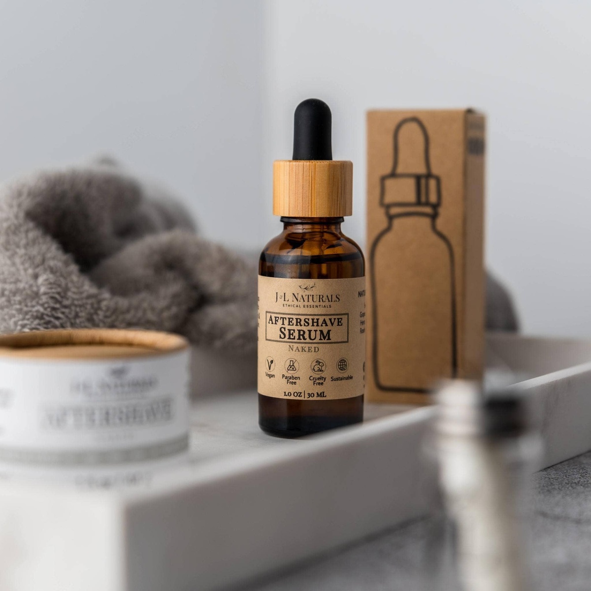 J and L Naturals - Aftershave Serum natural balance post-shave - image 2