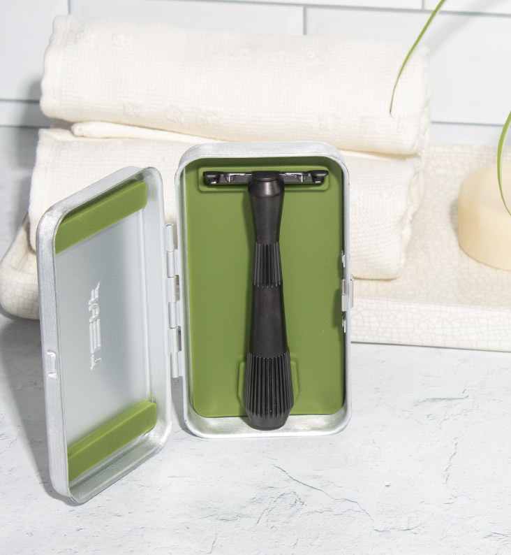 Leaf Shave - The Twig Travel Cases plastic-free