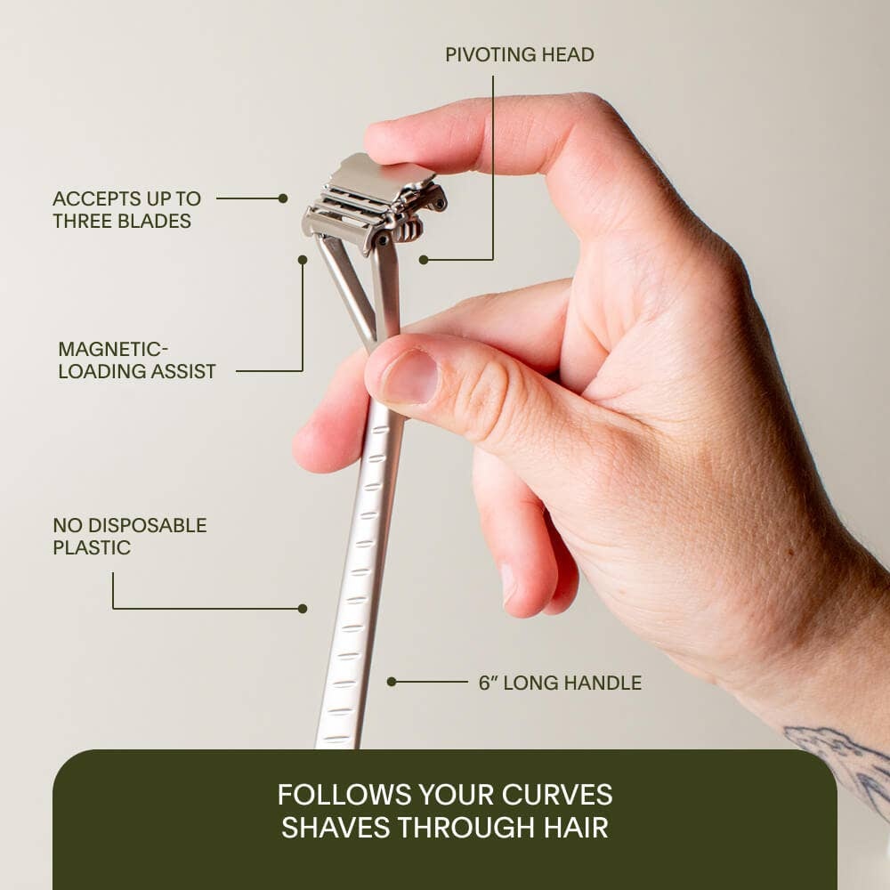 Leaf Shave - Triple-Blade Razor refillable - image 4