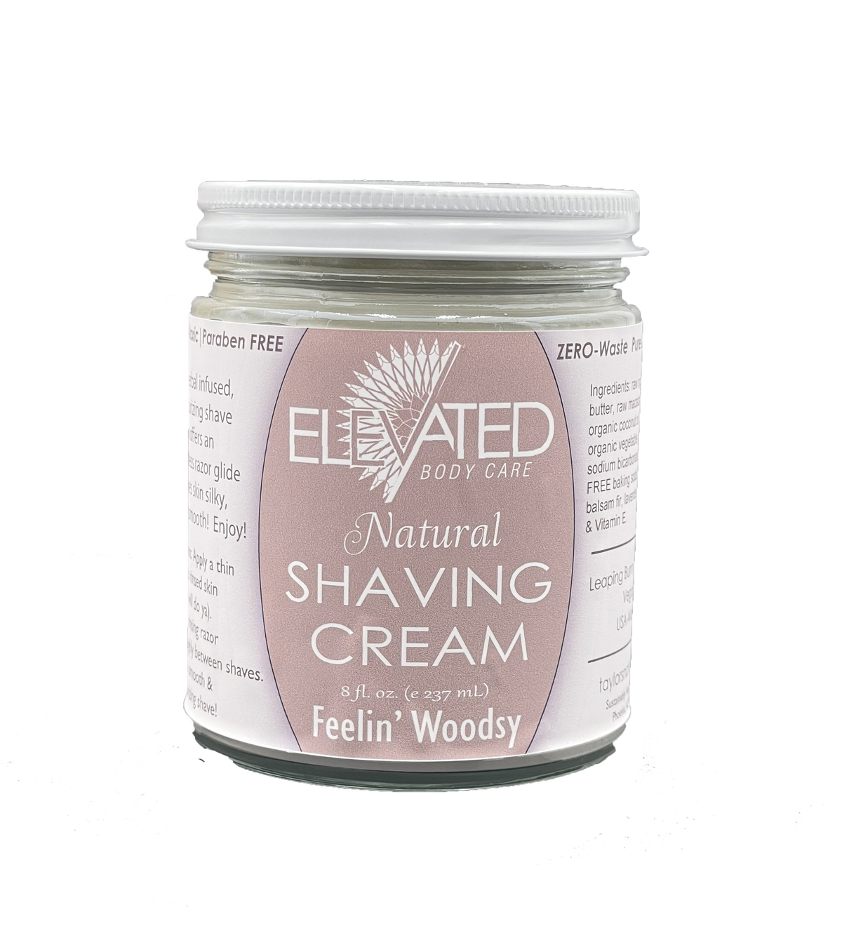 Taylor's Naturals - ELEVATED Shave Cream - Jars plant-based - image 4