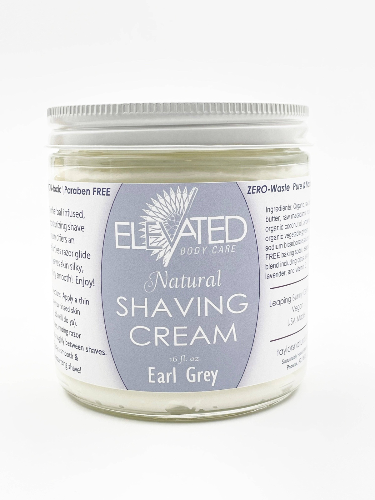 Taylor's Naturals - ELEVATED Shave Cream - Jars plant-based - image 3