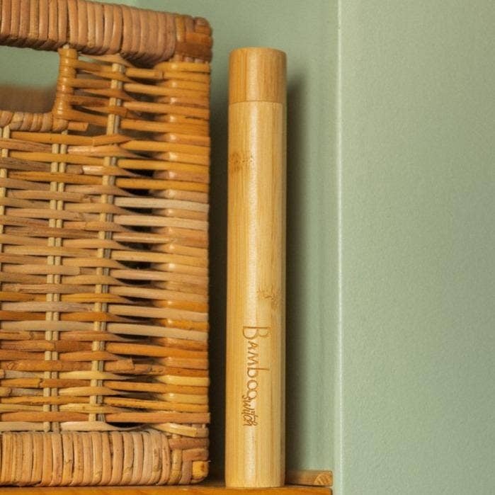 Bamboo Switch - Travel Toothbrush Case compostable