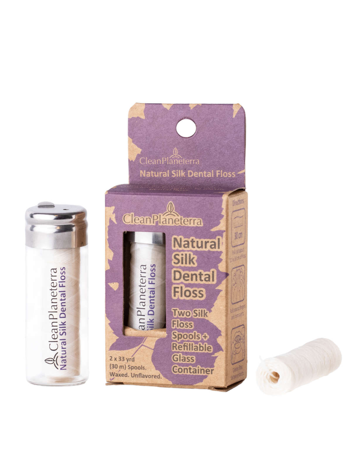 Brush with Bamboo - Silk Dental Floss refillable