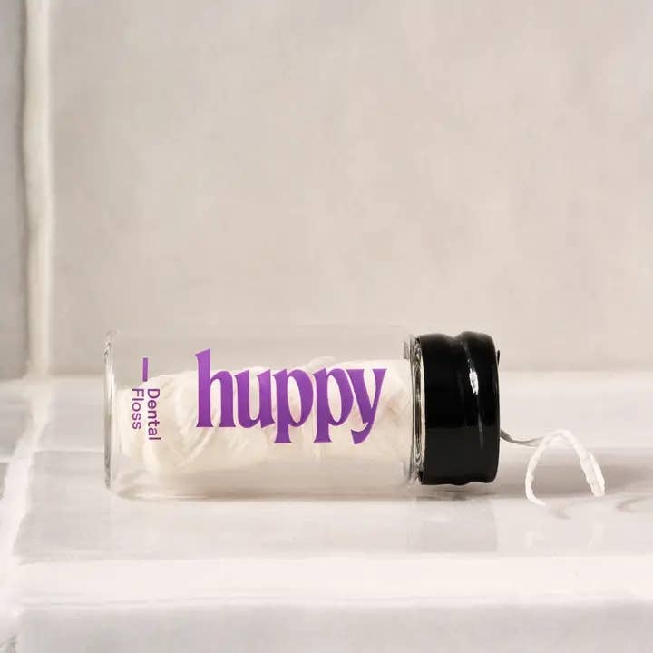 Huppy - Vegan Floss Refills | Durable | Plastic-Free | Mint | 2-Pack refillable - image 3