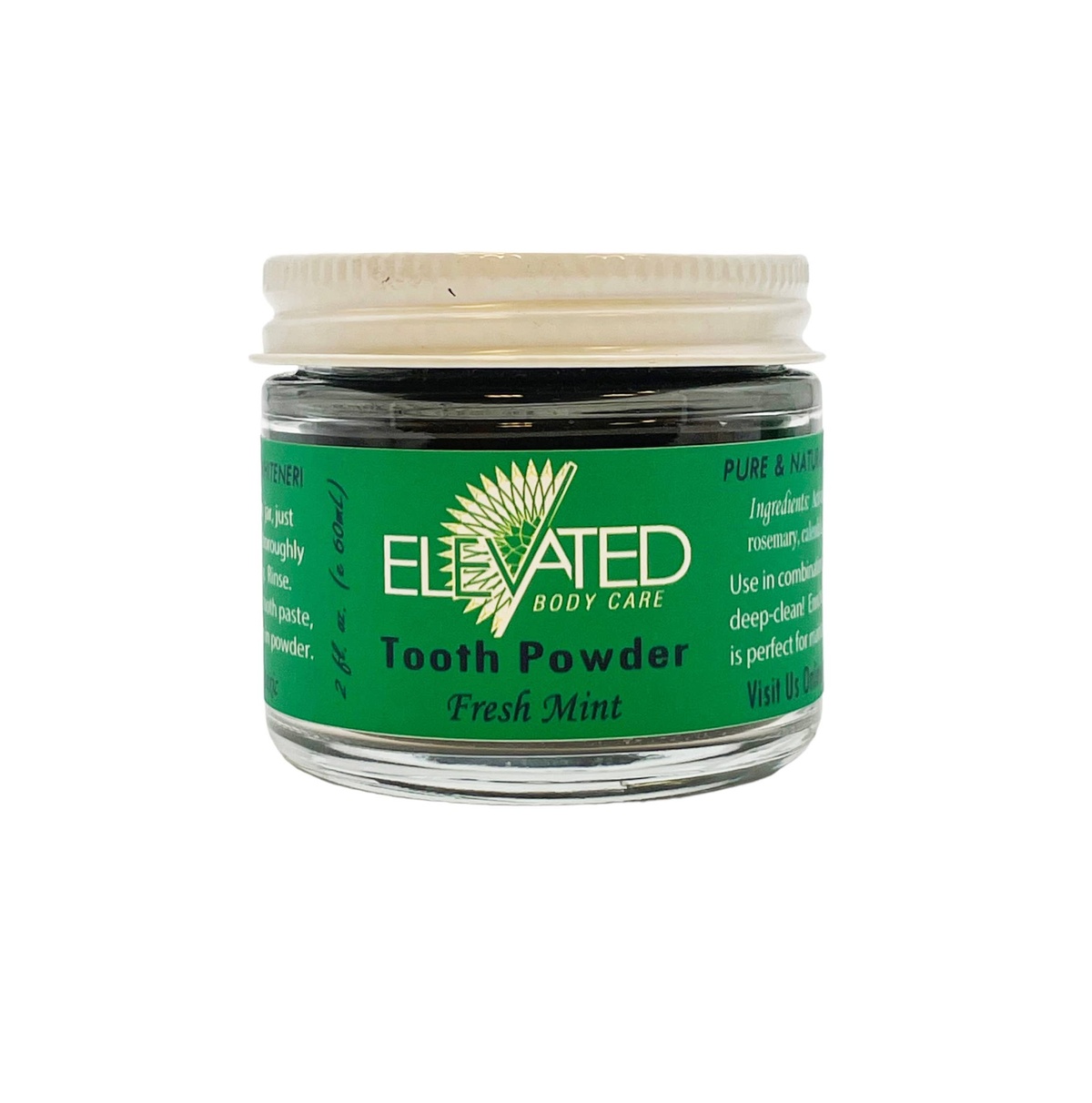 Taylor's Naturals - ELEVATED Charcoal Tooth Powder organic calendula - image 2