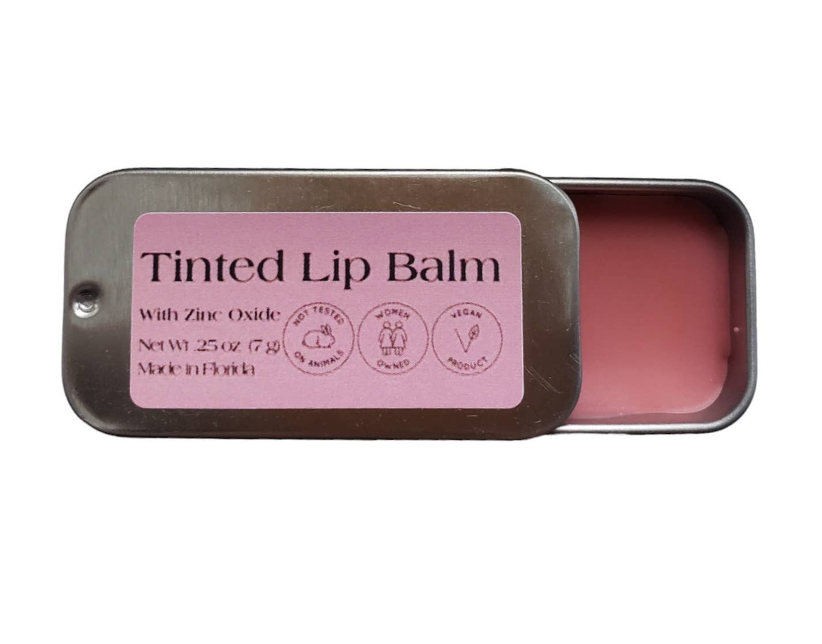 Tidal Wave Organics – Vegan Sun Protection Lip Balm (Rose-Tinted) 002002002 Tidal Wave Organics - Vegan Sun Protection Lip Balm (Rose-Tinted) plant - image 2