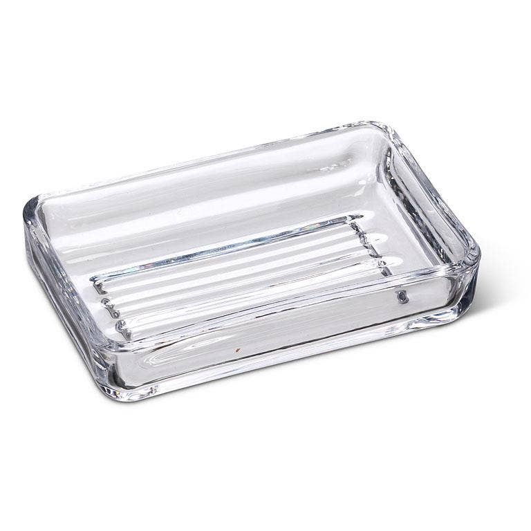 Abbott - Classic Glass Rectangle Soap Dish clear glass - image 2