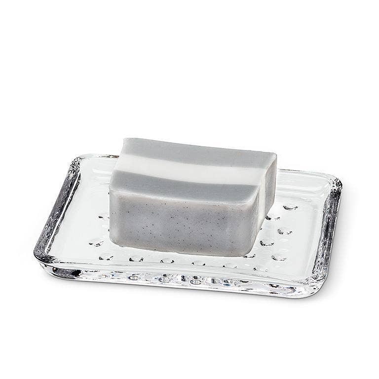 Abbott - Simple Glass Rectangle Soap Dish - image 2