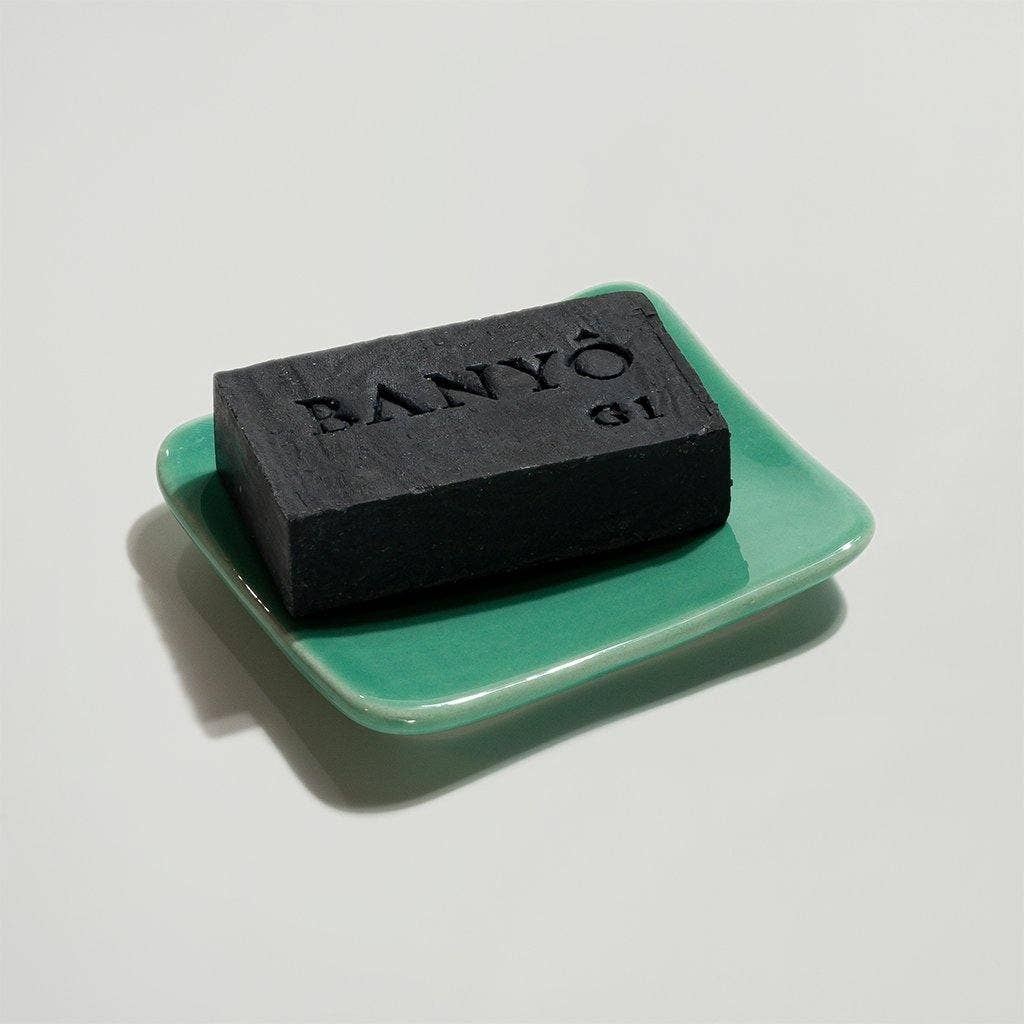 BANYÔ – Handmade ceramic soap dish small: Mint 0201A05 BanyÔ - Handmade ceramic soap dish small: Mint - image 2