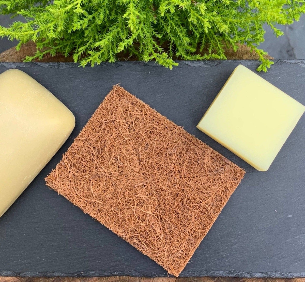Marasol – Coconut Fiber Scrub Pad, Soap Rest (2-Pack) Marasol - Coconut Fiber Scrub Pad, Soap Rest (2-Pack) coconut husk fiber - image 4