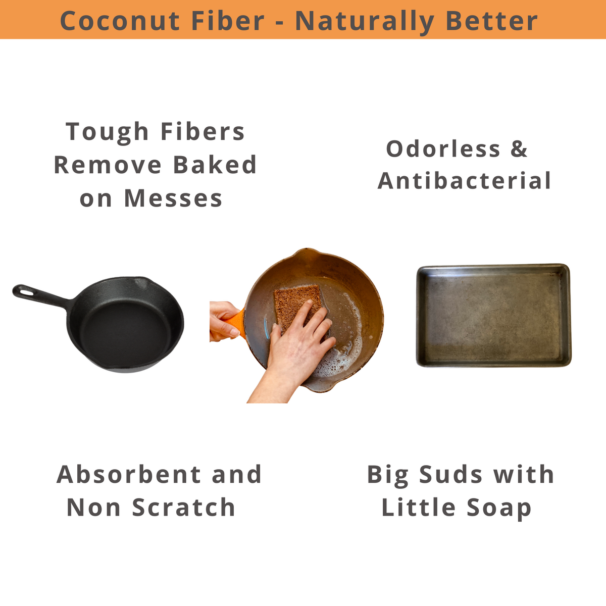 Marasol – Coconut Fiber Scrub Pad, Soap Rest (2-Pack) Marasol - Coconut Fiber Scrub Pad, Soap Rest (2-Pack) coconut husk fiber - image 7