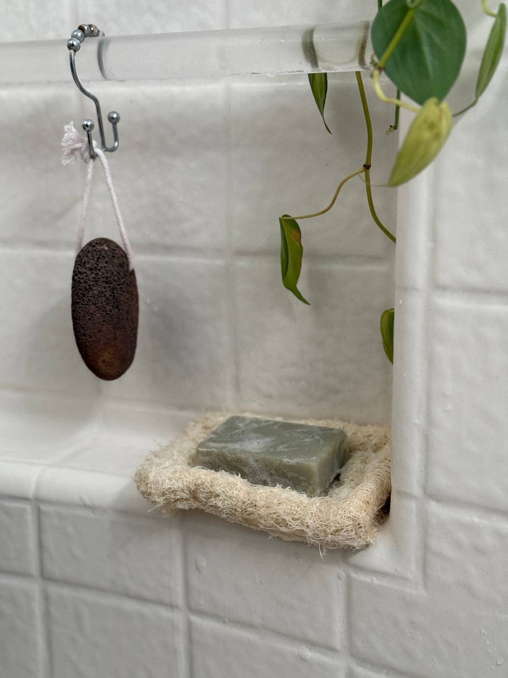 Me Mother Earth – Natural Loofah Soap Dish 850046923326 Me Mother Earth - Natural Loofah Soap Dish whole loofah plant - image 5