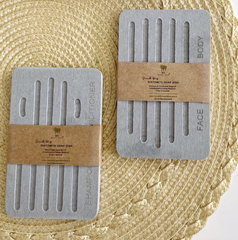 Me Mother Earth - Quick-Dry Diatomite Soap Dish natural resource