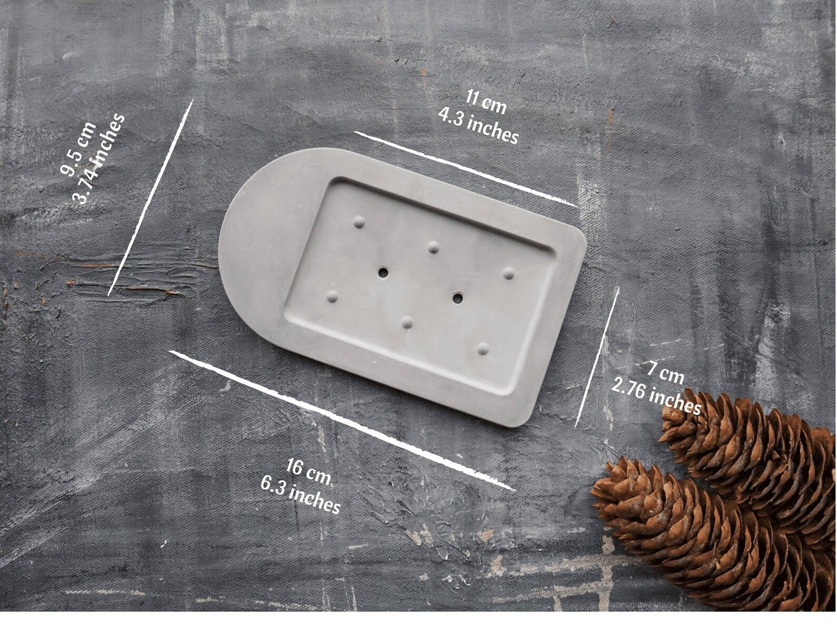 Plantish - Self-drying Soap Dish plant-based