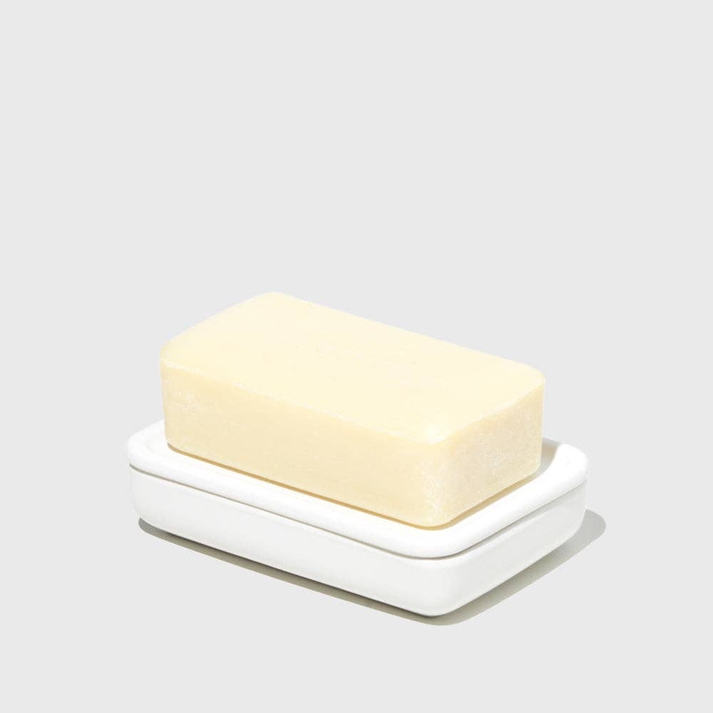 Public Goods – Self-Draining Stoneware Soap Dish 810049447137 Public Goods - Self-Draining Stoneware Soap Dish plastic-free - image 2