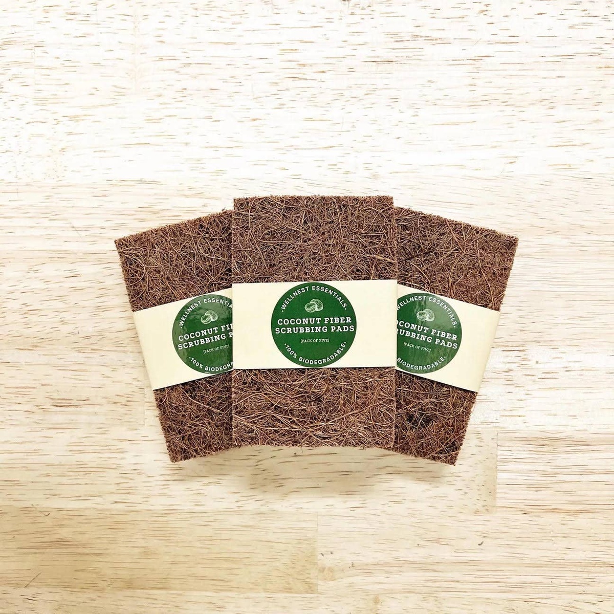 The Wellnest Shop – Sustainable Coconut Fiber Scrubbing Pads