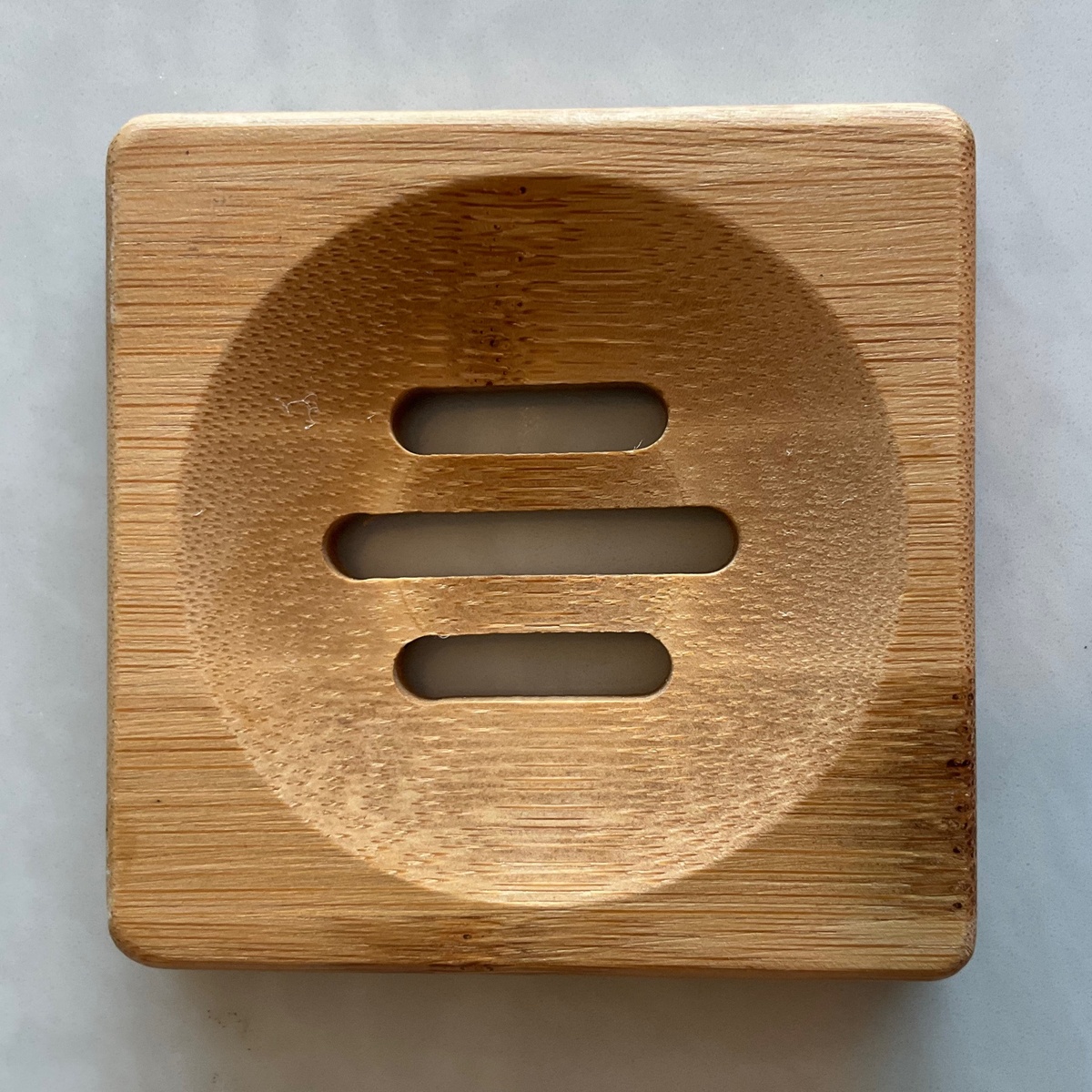 Unbranded - Square Bamboo Soap Dish