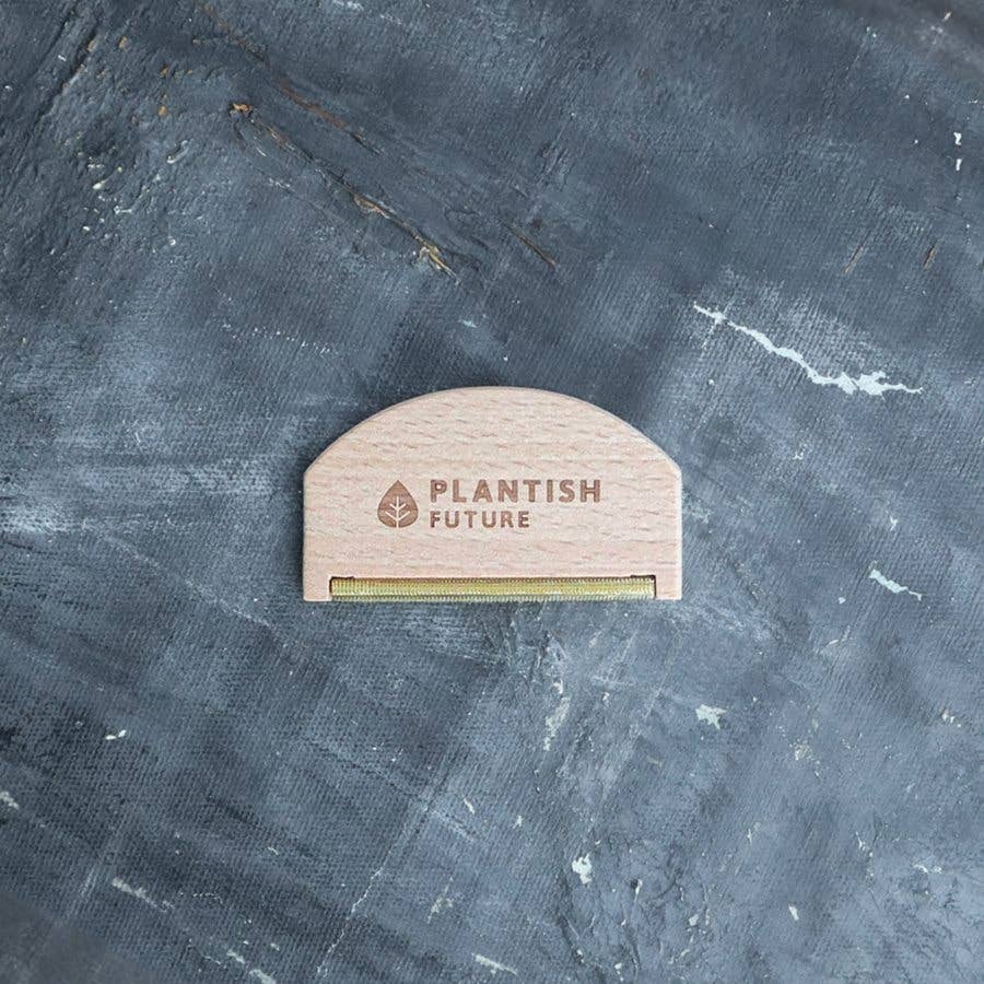 Plantish - Wooden Lint Remover reusable