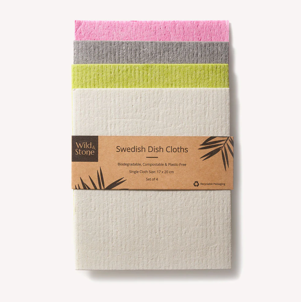 Wild and Stone - Swedish Dish Cloths (Set of 4) plastics