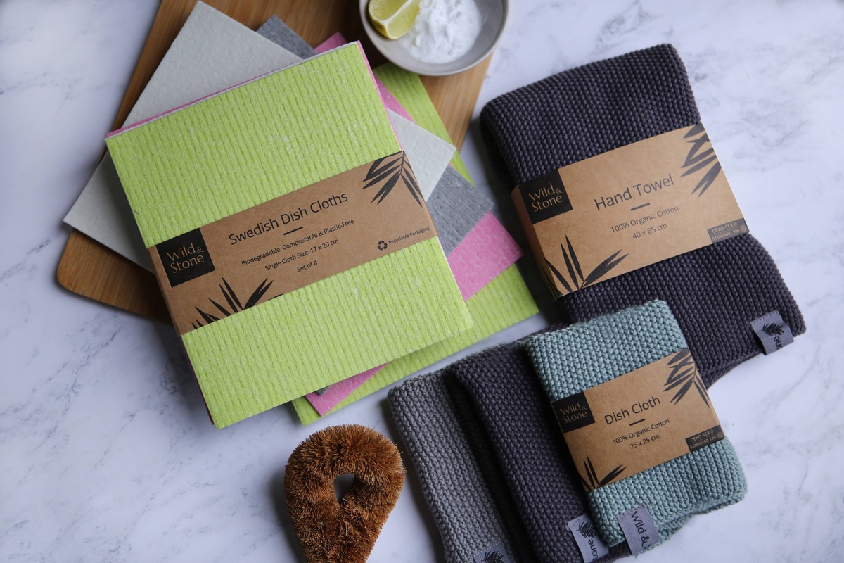 Wild and Stone – Swedish Dish Cloths (Set of 4) 5060713390879 Wild and Stone - Swedish Dish Cloths (Set of 4) plastics - image 5