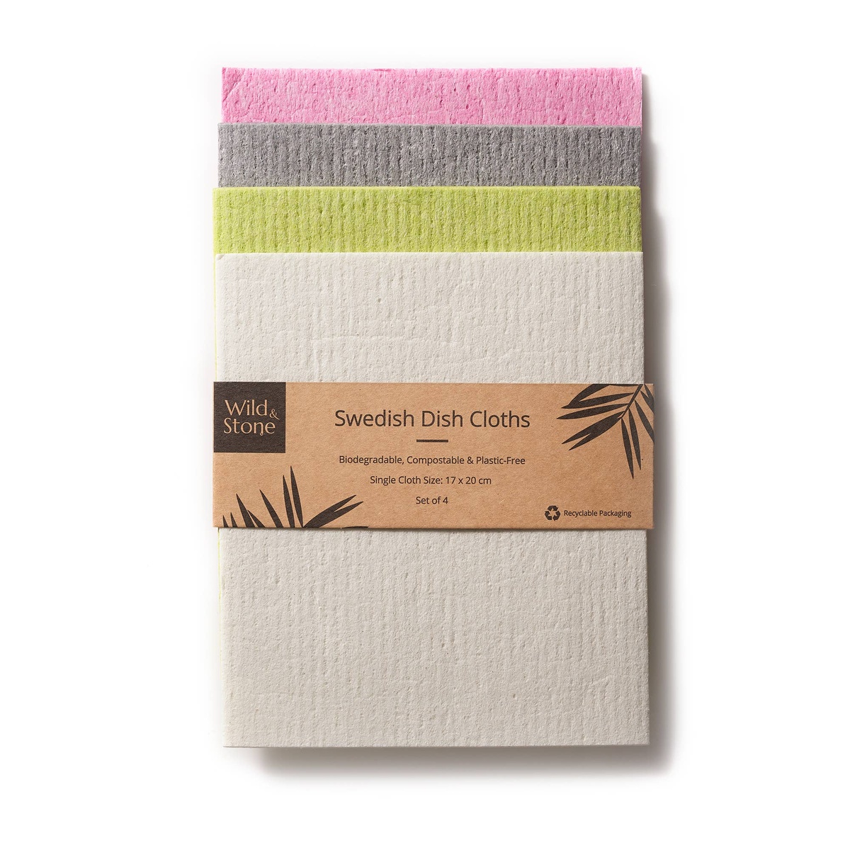 Wild and Stone – Swedish Dish Cloths (Set of 4) 5060713390879 Wild and Stone - Swedish Dish Cloths (Set of 4) plastics - image 6