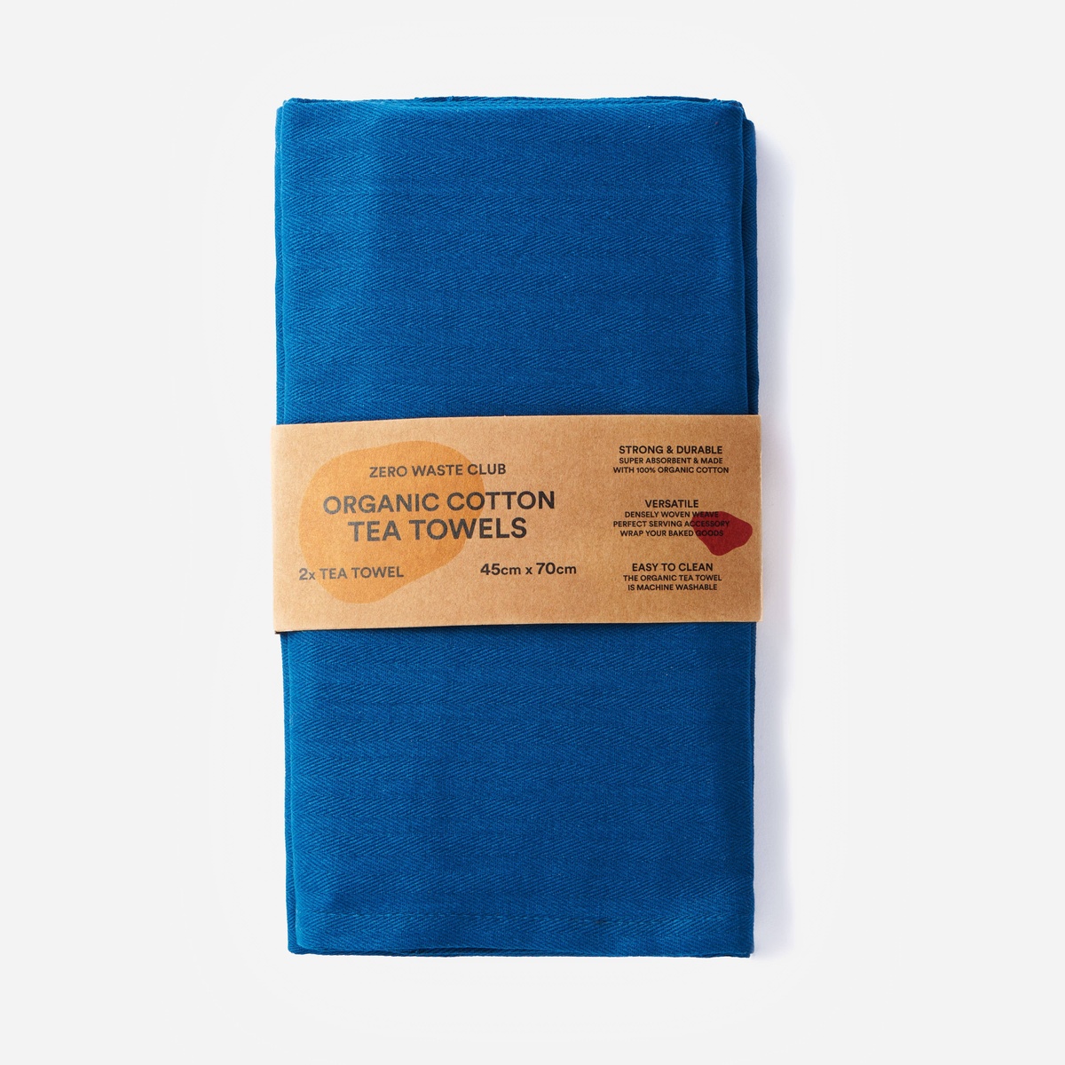 Zero Waste Club – Organic Cotton Tea Towels (Pack of 2) Zero Waste Club - Organic Cotton Tea Towels (Pack of 2) polyester - image 11