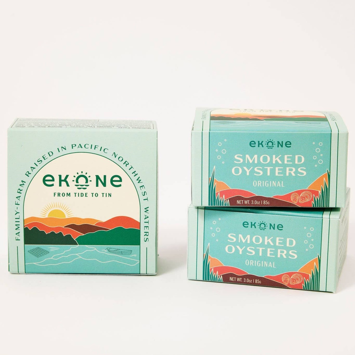 Ekone - Smoked Oysters, Assorted Flavors the same thoughtfully grown
