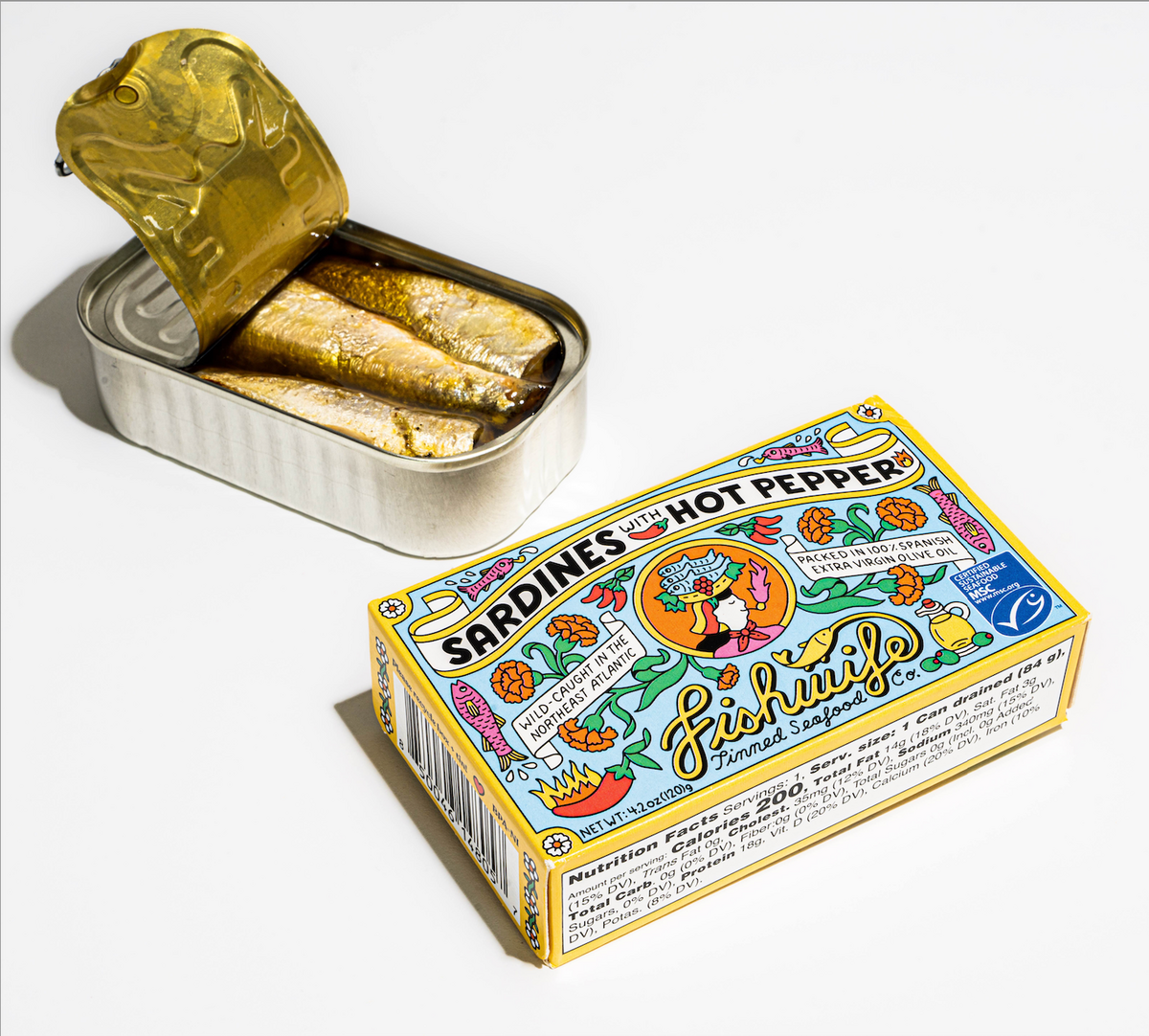 Fishwife – Sardines, Assorted Flavors Fishwife - Sardines, Assorted Flavors plant-based - image 2