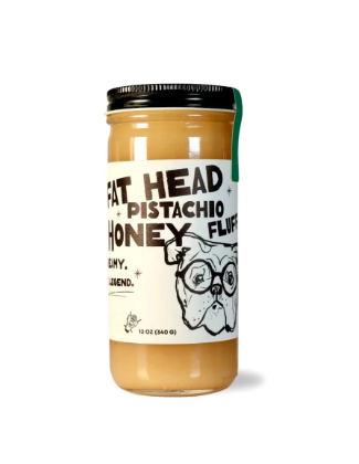 Fat Head Honey Pistachio fluff - Specialty Honey Jars