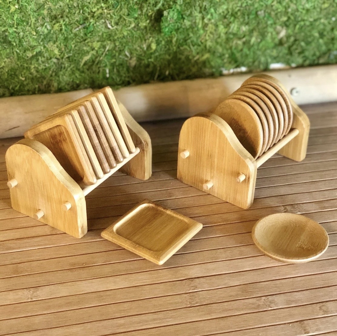 Bamboo Switch - Coaster Set**