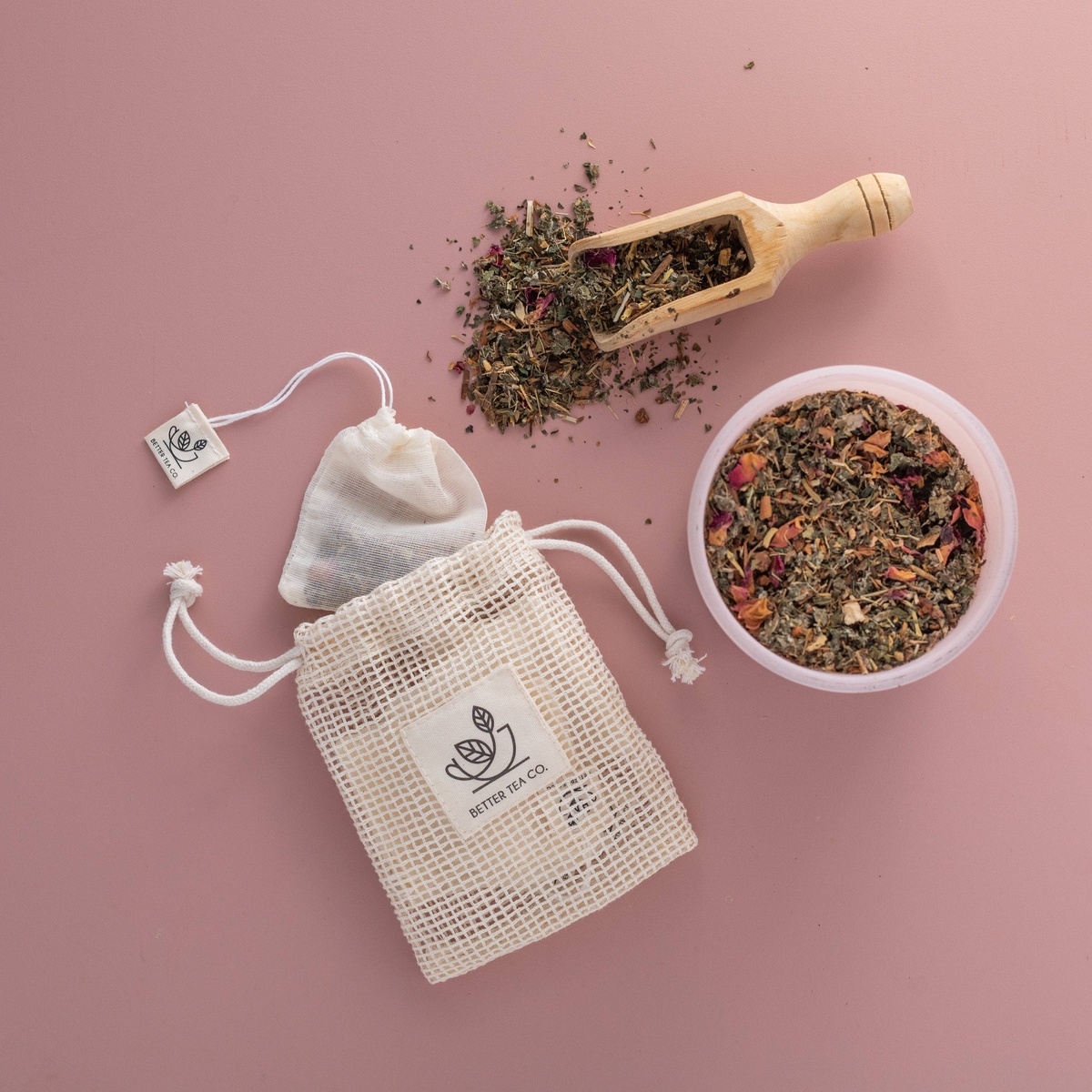 Better Tea Co. - Reusable Organic Cotton Tea Bags compostable - image 2