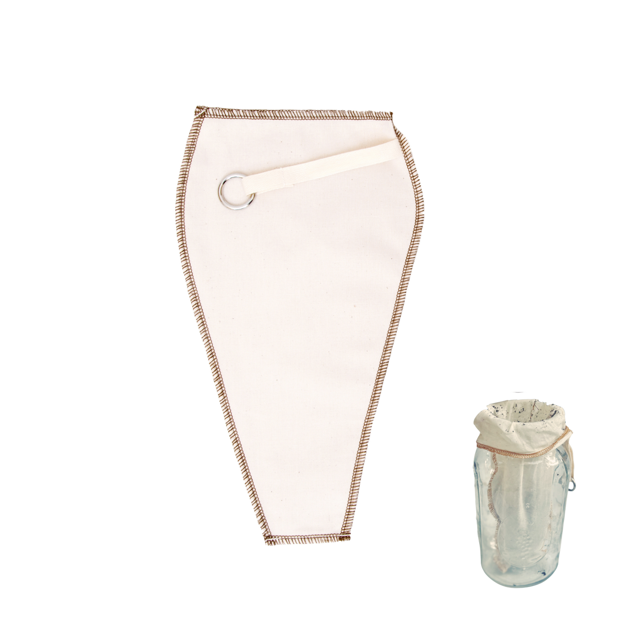 Coffeesock - Reusable Organic Cotton ColdBrew Coffee Filters organic cotton filter sewn in austin - image 2
