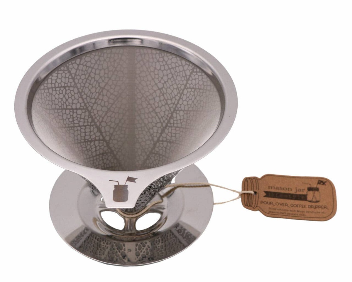 Mason Jar Lifestyle - Stainless Steel Pour Over Drip Coffee Filter for Mason Jars reusable - image 6
