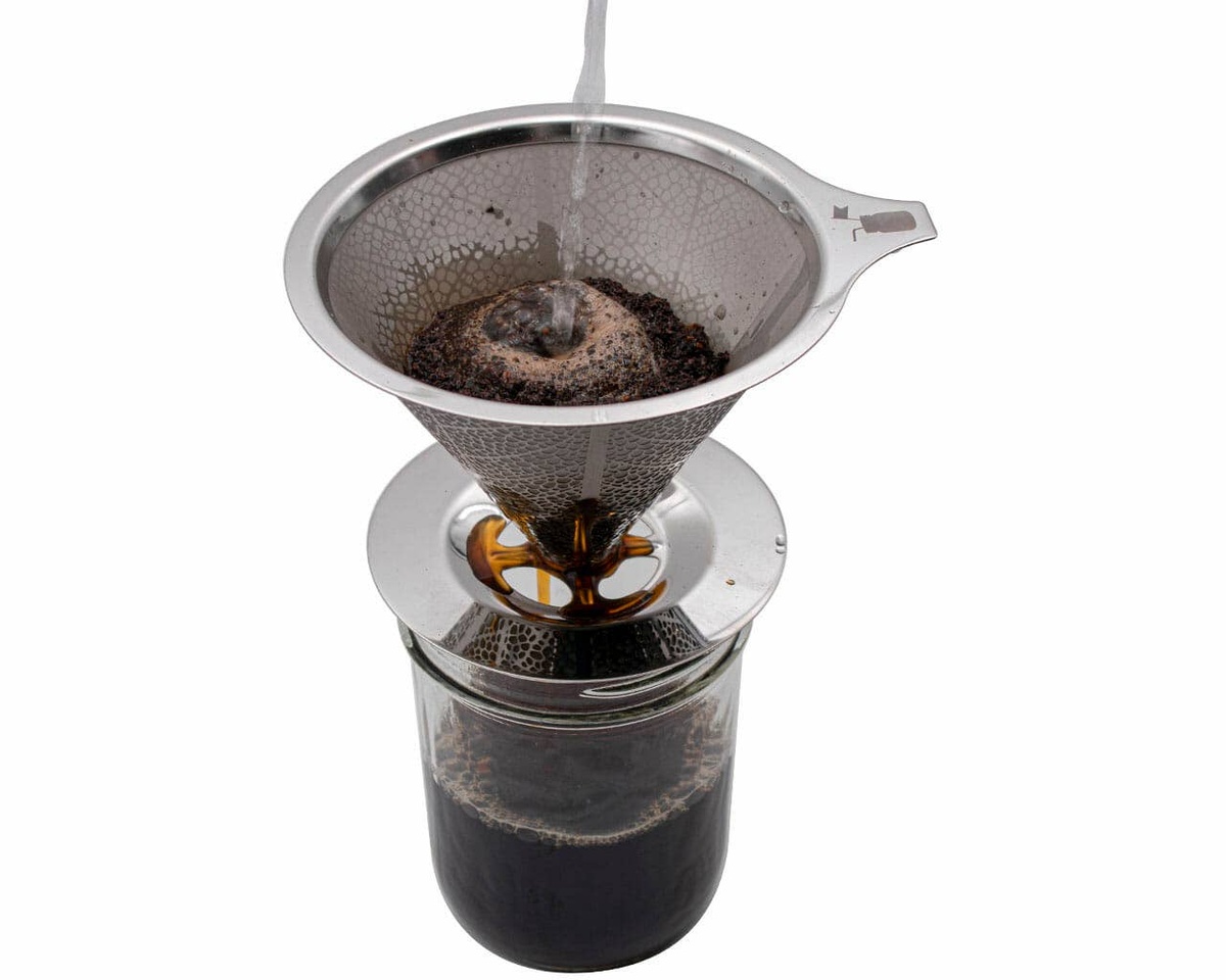 Mason Jar Lifestyle - Stainless Steel Pour Over Drip Coffee Filter for Mason Jars reusable - image 4