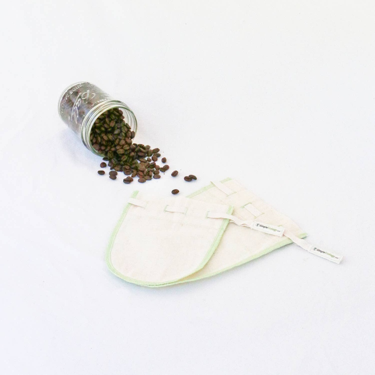 Simple Ecology - Organic Cotton Tea Straining Bags (set of 2) gots-certified organic cotton fabric - image 4