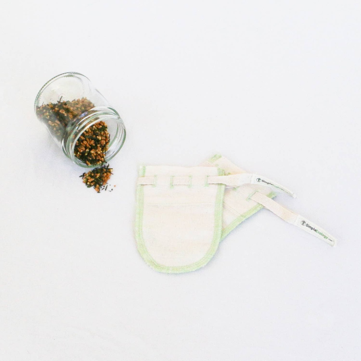 Simple Ecology - Organic Cotton Tea Straining Bags (set of 2) gots-certified organic cotton fabric - image 3