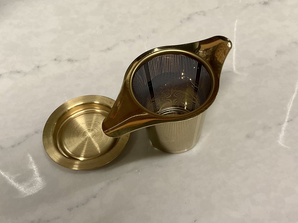 Unbranded - Gold Stainless Steel Reusable Tea Strainer