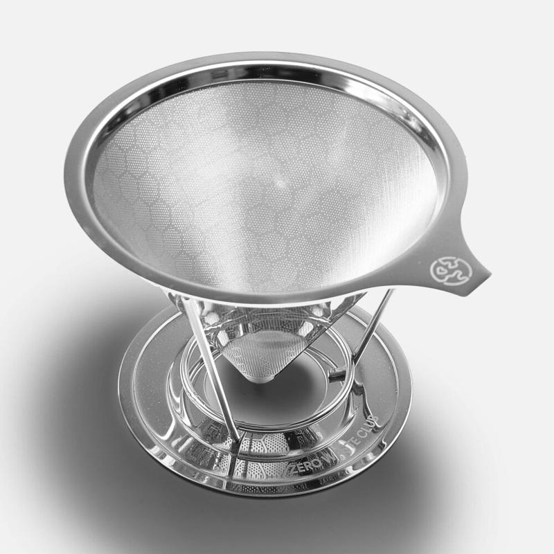 Zero Waste Club – Reusable Coffee Pour Over Filter, Stainless Steel 5060743440261 Zero Waste Club - Reusable Coffee Pour Over Filter, Stainless Steel food grade stainless steel