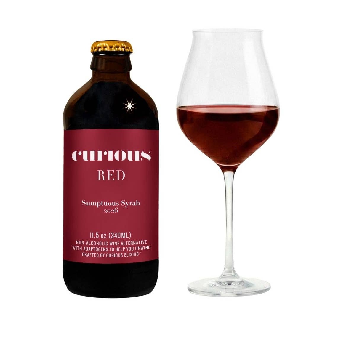 Curious Elixirs - Curious Red Nonalcoholic Wine