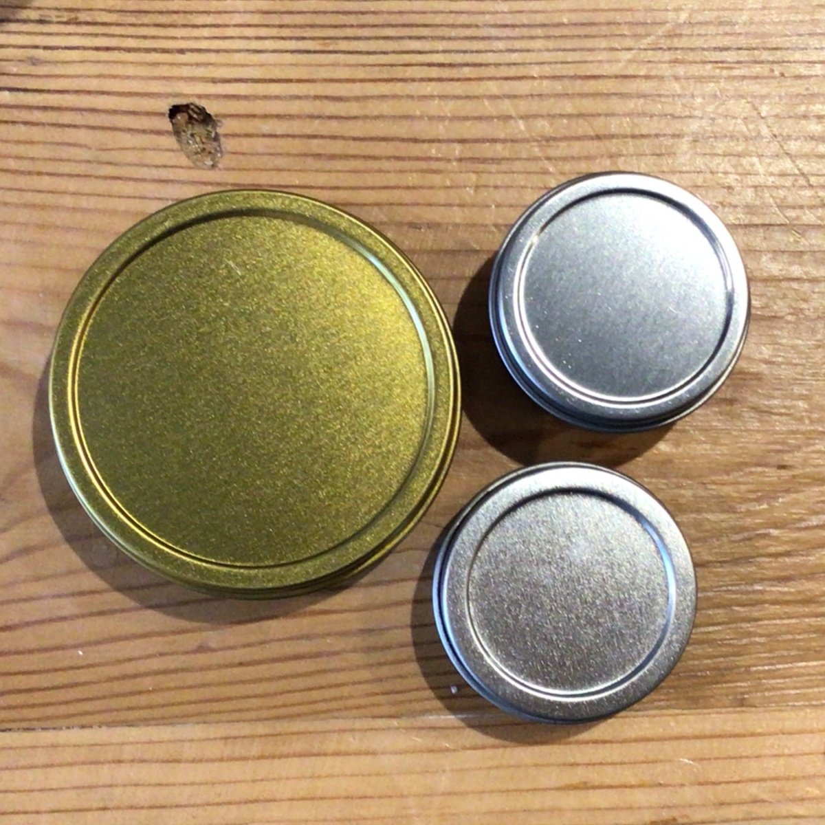 Circular Tins reusable