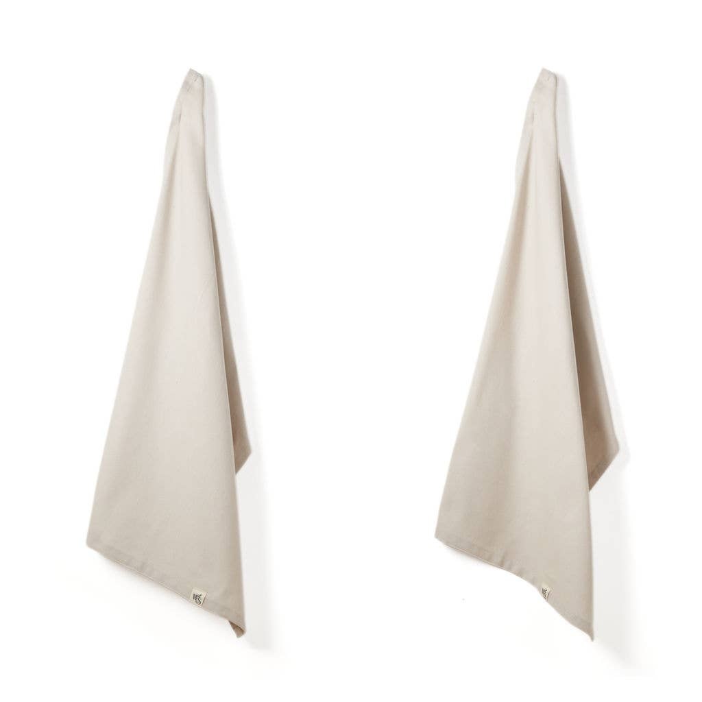 Wild and Stone - Organic Cotton Tea Towels (Set of 2) | Herringbone Weave - image 6