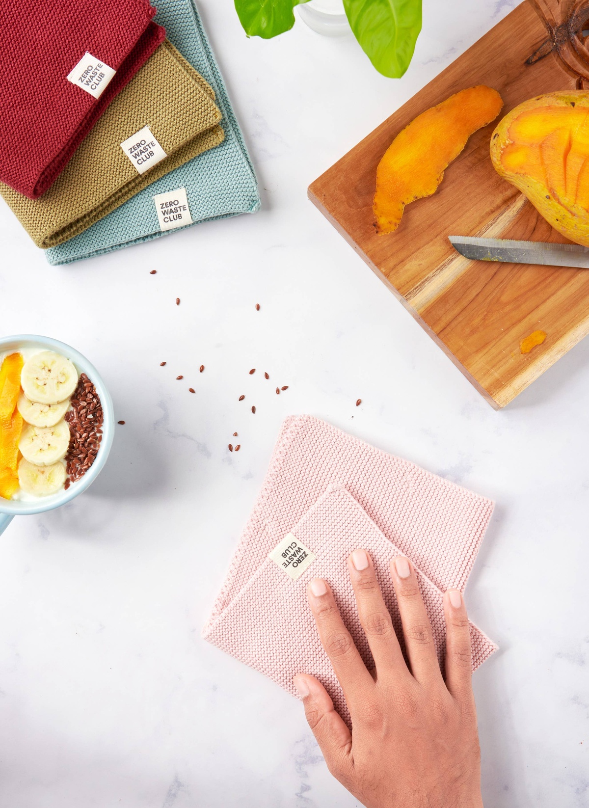 Zero Waste Club – Dish Cloth, Organic Cotton Zero Waste Club - Dish Cloth, Organic Cotton polyester - image 25