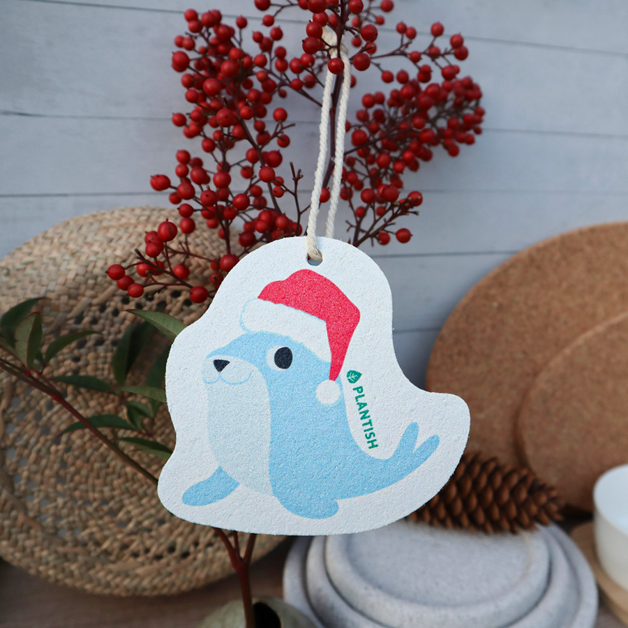 Plantish – Holiday Pop up Sponges (Festive Critters) Plantish - Holiday Pop up Sponges (Festive Critters) compostable - image 7