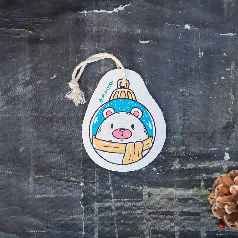 Plantish – Holiday Pop up Sponges (Polar Pals) Plantish - Holiday Pop up Sponges (Polar Pals) compostable - image 4