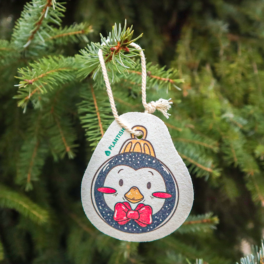 Plantish – Holiday Pop up Sponges (Polar Pals) Plantish - Holiday Pop up Sponges (Polar Pals) compostable - image 7